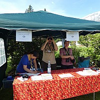 Stand der OAG beim Tag der Artenvielfalt (© Darius Stiels)